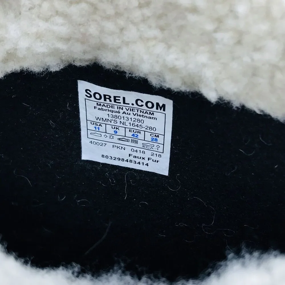 Sorel Women's 11 Caribou Snow Boots Buff Waterproof -25 Degree Winter